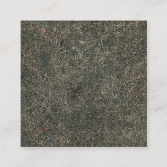 Cartão De Visita Quadrado Livro de padrões antigos IV (Frente)