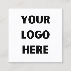 Cartão De Visita Quadrado Logotipo da empresa personalizado Caminhão do Func