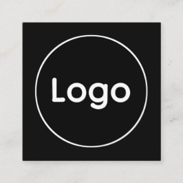 Cartão De Visita Quadrado Logotipo Personalizado