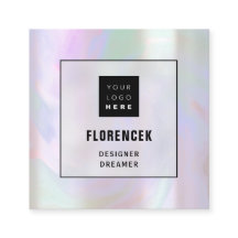 Logotipo Personalizado CÓDIGO QR Holográfico Compr