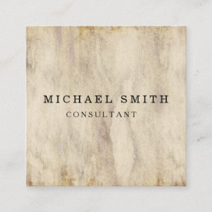 Cartão De Visita Quadrado Logotipo personalizado minimalista de código QR mo