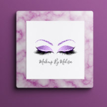 Makeup Artist Lashes Extension Violet Roxo