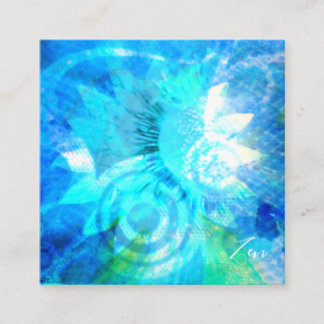 Cartão De Visita Quadrado Mapa de visita Zen