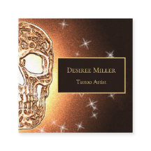 Metálico Gótico Gótico Legal e Dourado Glitter