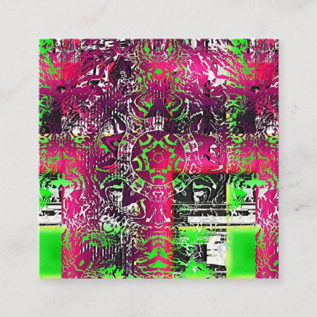 Cartão De Visita Quadrado Meu Nome Não É Donna (Frente)