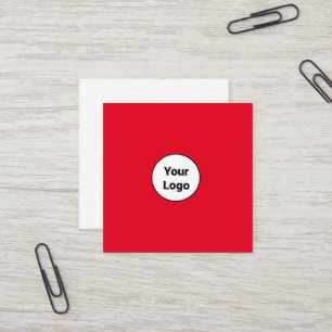 CARTÃO DE VISITA QUADRADO MÍNIMO SIMPLES ADICIONE O TEXTO PERSONALIZADO DO
