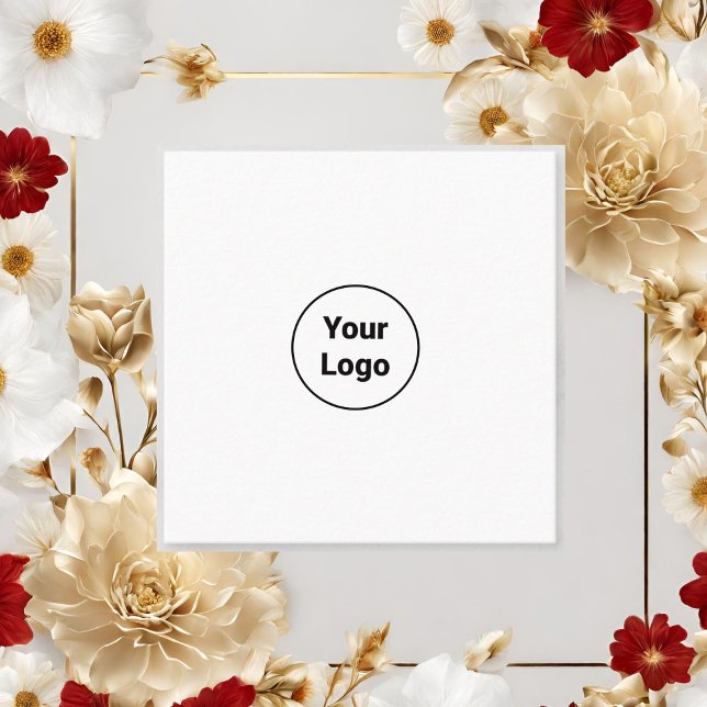 CARTÃO DE VISITA QUADRADO MÍNIMO SIMPLES ADICIONE O TEXTO PERSONALIZADO DO L (Criador carregado)