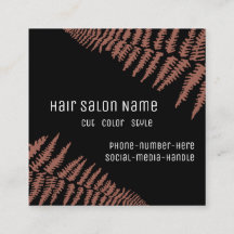 Modern Hair Salon | Mauve Ferns -