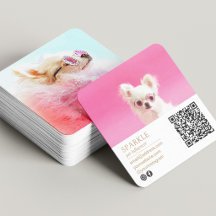 Moderno QR Duplo Personalizado de Foto Escaneável