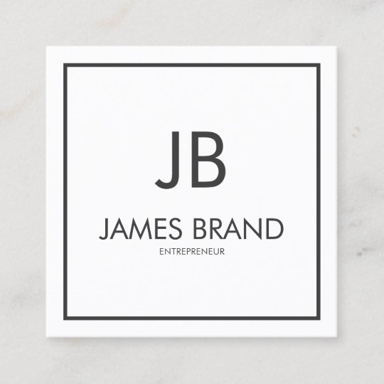 Cartao De Visita Quadrado Monograma Preto E Branco Minimalista Ao Quadrado Zazzle Com Br Jornais nefastos faturam com as vísceras a força maior culpa a vítima. cartao de visita quadrado monograma preto e branco minimalista ao quadrado