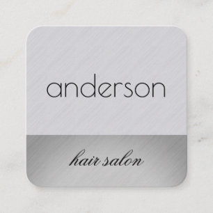 Cartão De Visita Quadrado Muito elegante e moderno