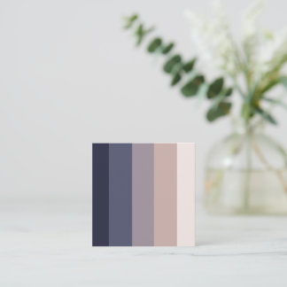 Cartão De Visita Quadrado Na moda, contemporâneo, polido e personalizável