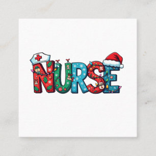 Cartão De Visita Quadrado natal 2025,