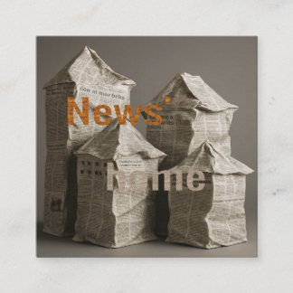 Cartão De Visita Quadrado news' home