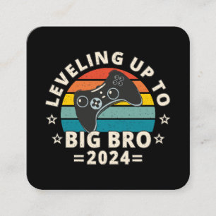 Cartão De Visita Quadrado Nivelando Até O Big Bro 2024