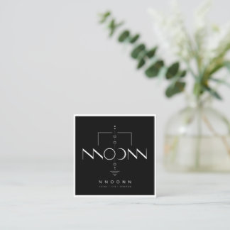 CARTÃO DE VISITA QUADRADO NNOONN LOGO NEW