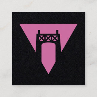 Cartão De Visita Quadrado Orgulho dos passos