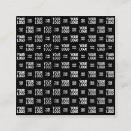 Cartão De Visita Quadrado Padrão de imagem, design ou logotipo de negócios e