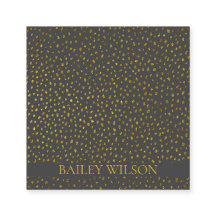 Padrão de pontos do ouro de código QR elegante mod