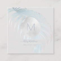 Palmas Prateadas Azuis da PixDezines