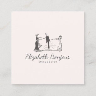 CARTÃO DE VISITA QUADRADO PAPEL/TAMANHO/OPÇÕES DE FORMATO -