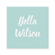 Pastel minimalista moderno simples na moda azul