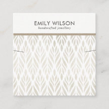 PASTEL OFF WHITE FLORAL NECKLACE BRACELET EXIBIR