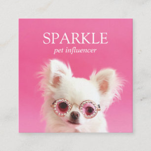 Cartão De Visita Quadrado Personalizado Adicionar seu código QR digitalizáve