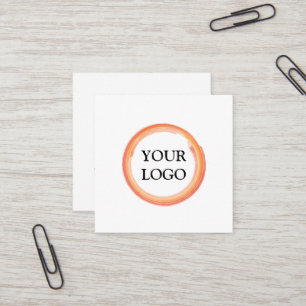 Cartão De Visita Quadrado Personalizado Personalizado Seu Próprio Logo