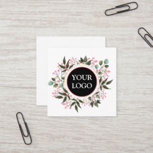 Cartão De Visita Quadrado Personalizado Personalizado Seu Próprio Logotipo Q