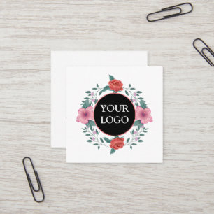 Cartão De Visita Quadrado Personalizado Personalizado Seu Próprio Logotipo Q