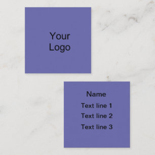 Cartão De Visita Quadrado Peruca. Texto personalizado.