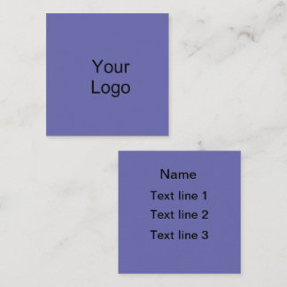 Cartão De Visita Quadrado Peruca. Texto personalizado.