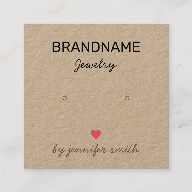 Cartão De Visita Quadrado Placa de exibição de manobras feitas à mão (Frente)