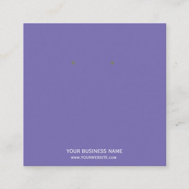 Cartão De Visita Quadrado Placas de exibição personalizadas para gravação de (Frente)