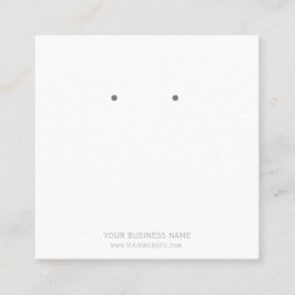 Cartão De Visita Quadrado Placas de exibição personalizadas para gravação de