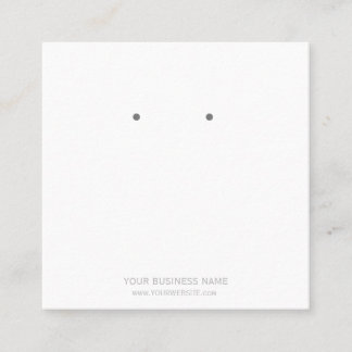 Cartão De Visita Quadrado Placas de exibição personalizadas para gravação de