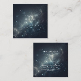 Cartão De Visita Quadrado Plano de fundo sutil vermelho