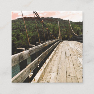 Cartão De Visita Quadrado ponte castor