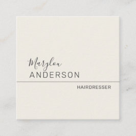 Cartão De Visita Quadrado Profissional - UNISEX