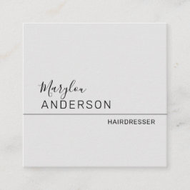 Cartão De Visita Quadrado Profissional - UNISEX