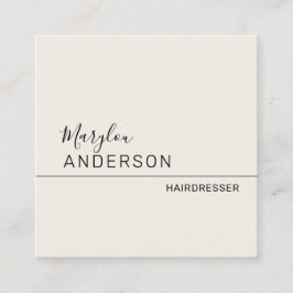 Cartão De Visita Quadrado Profissional - UNISEX