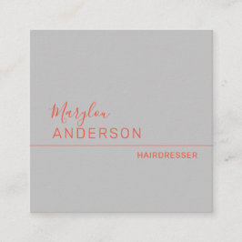 Cartão De Visita Quadrado Profissional - UNISEX