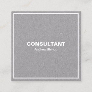 Cartão de visita Quadrado Quadrado de Quadro Limpo