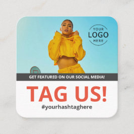 Cartão De Visita Quadrado Receba destaque em nossas mídias sociais | Polític