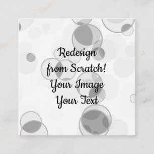 Cartão De Visita Quadrado Redesign a partir do Arranque - Crie o seu