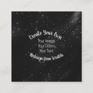 Cartão De Visita Quadrado Redesign a partir do Arranque - Crie o seu