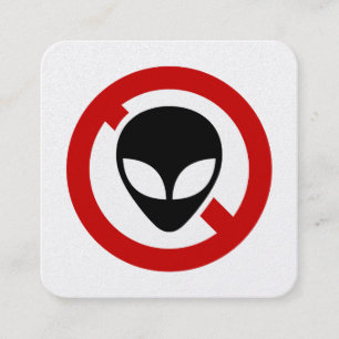 CARTÃO DE VISITA QUADRADO SEM ALIENS