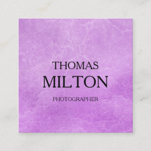 Cartão De Visita Quadrado Simples Elegante Mínimo de Código QR Moderno Quadr