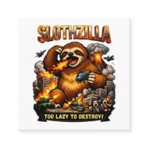 Slothzilla Muito Preguiçoso para Destruir, Monstro